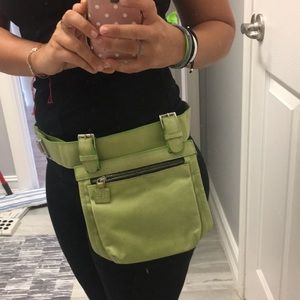 Launch chartreuse fanny pack